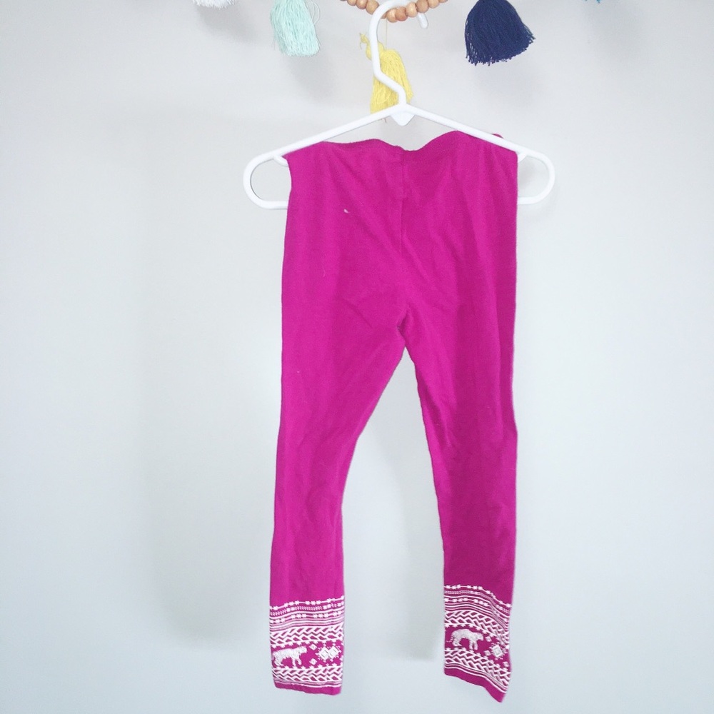 Old Navy magenta printed leggings